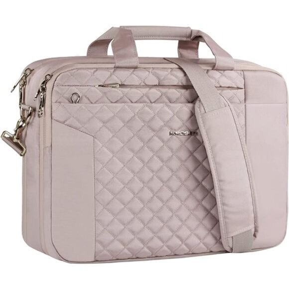 Laptop Bag for Women, Laptop Case 17 Inch Expandable Laptop Briefcase Bag - Picture 1 of 6
